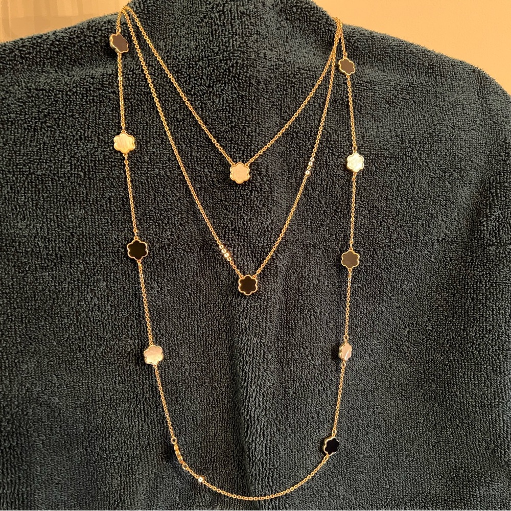 Talbots Mother of Pearl Layered Necklace